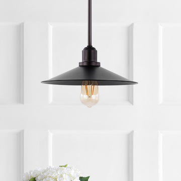 Cade 34.25" Metal Farmhouse Industrial LED Pendant
